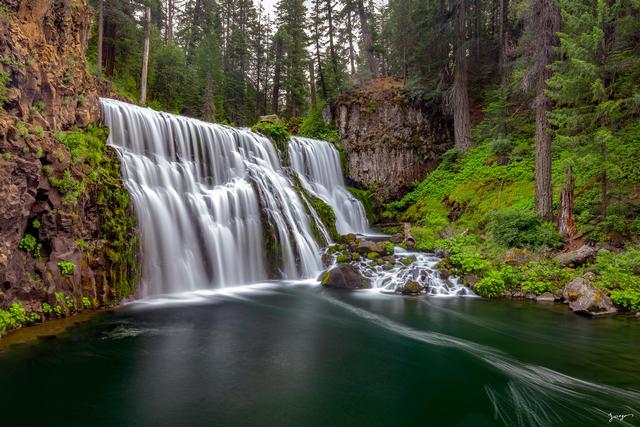 waterfall photography wall decor for kitchen