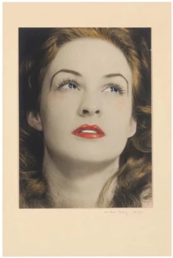 portrait of a tearful woman by man ray
