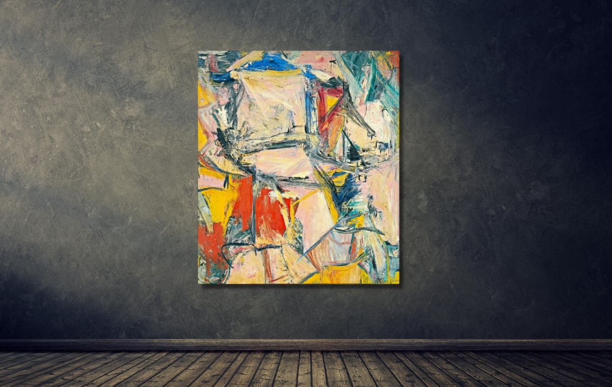 Interchange by Willem de Kooning example