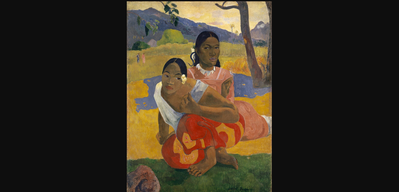 Paul Gauguin's When Will You Marry example jongas blog