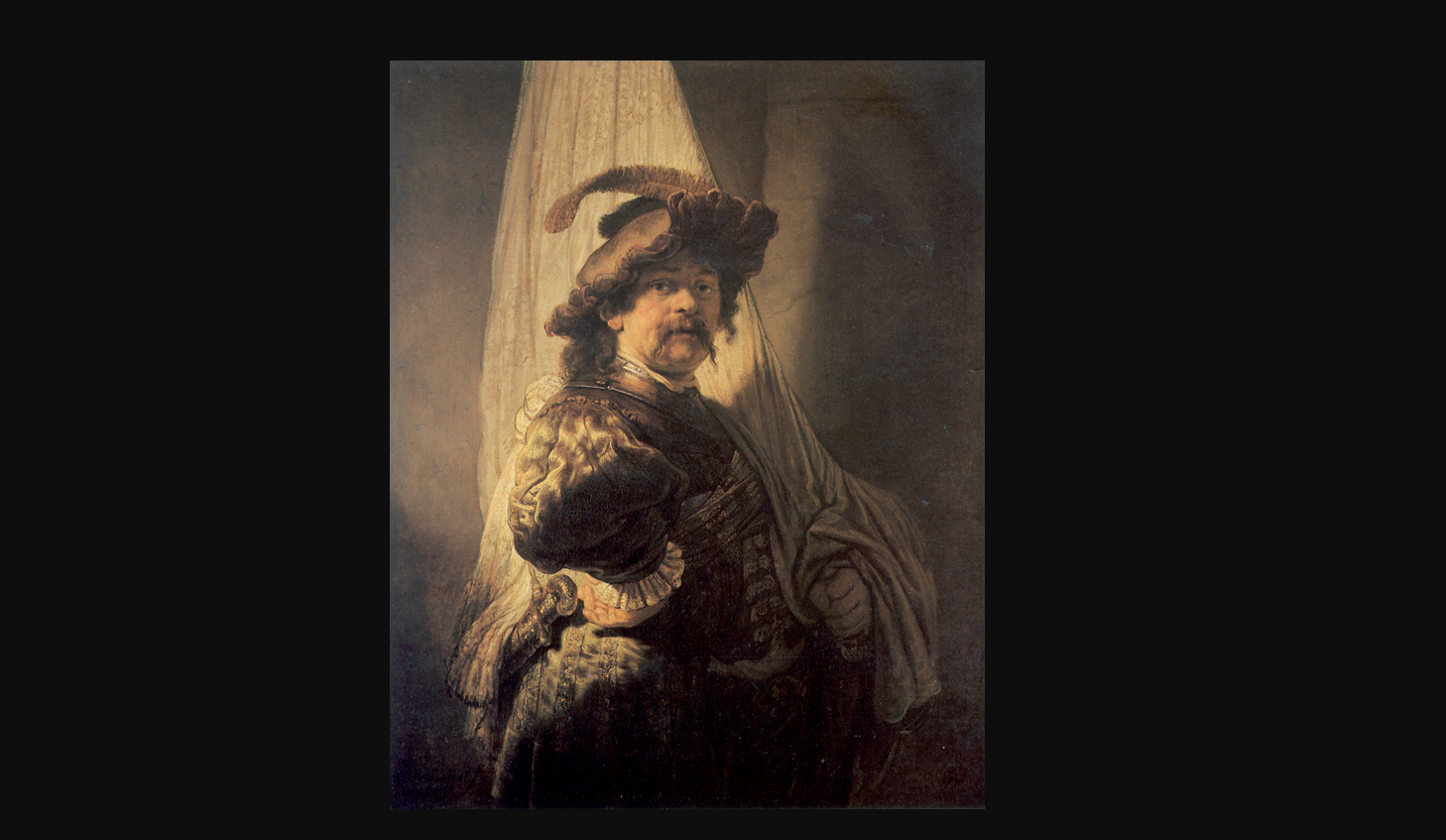 The Standard Bearer — Rembrandt van Rijn example