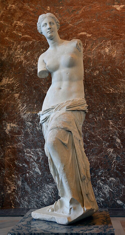Venus de Milo — ancient Greek marble sculpture example jongas blog
