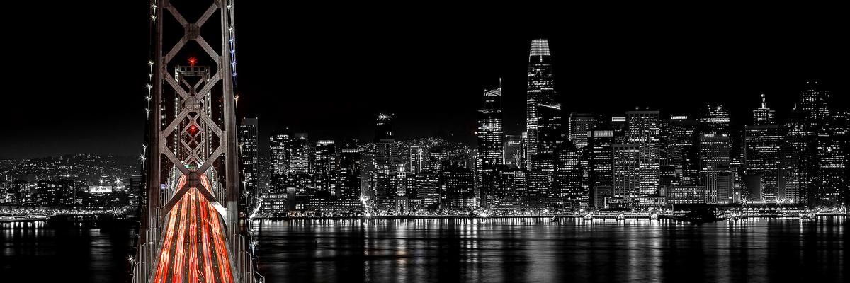 san franscisco skyline art for sale by jongas