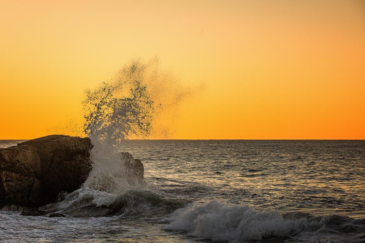 malibu sunrise ocean photography abstract art for sale 