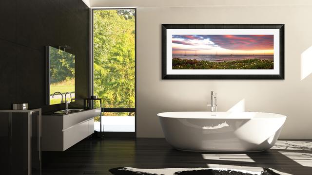 bathroom wall decor framed for sale by Jongas