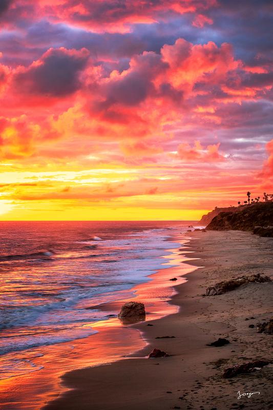 malibu photography during sunset large wall art for sale