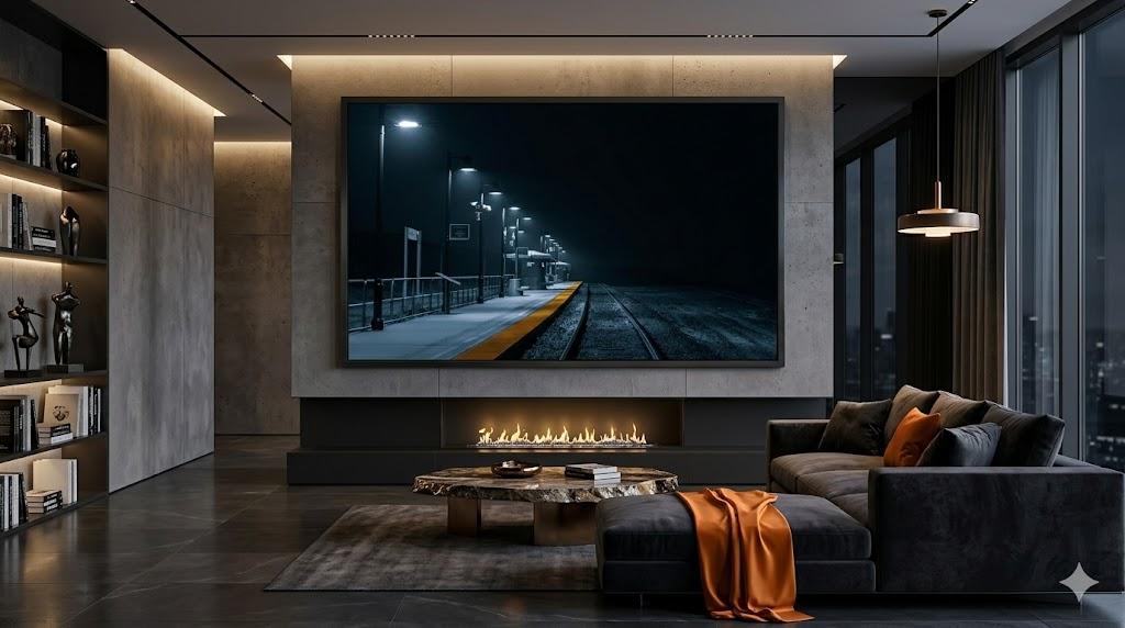 Final Stop by Eddie Jongas modern fine art photography on wall in the room