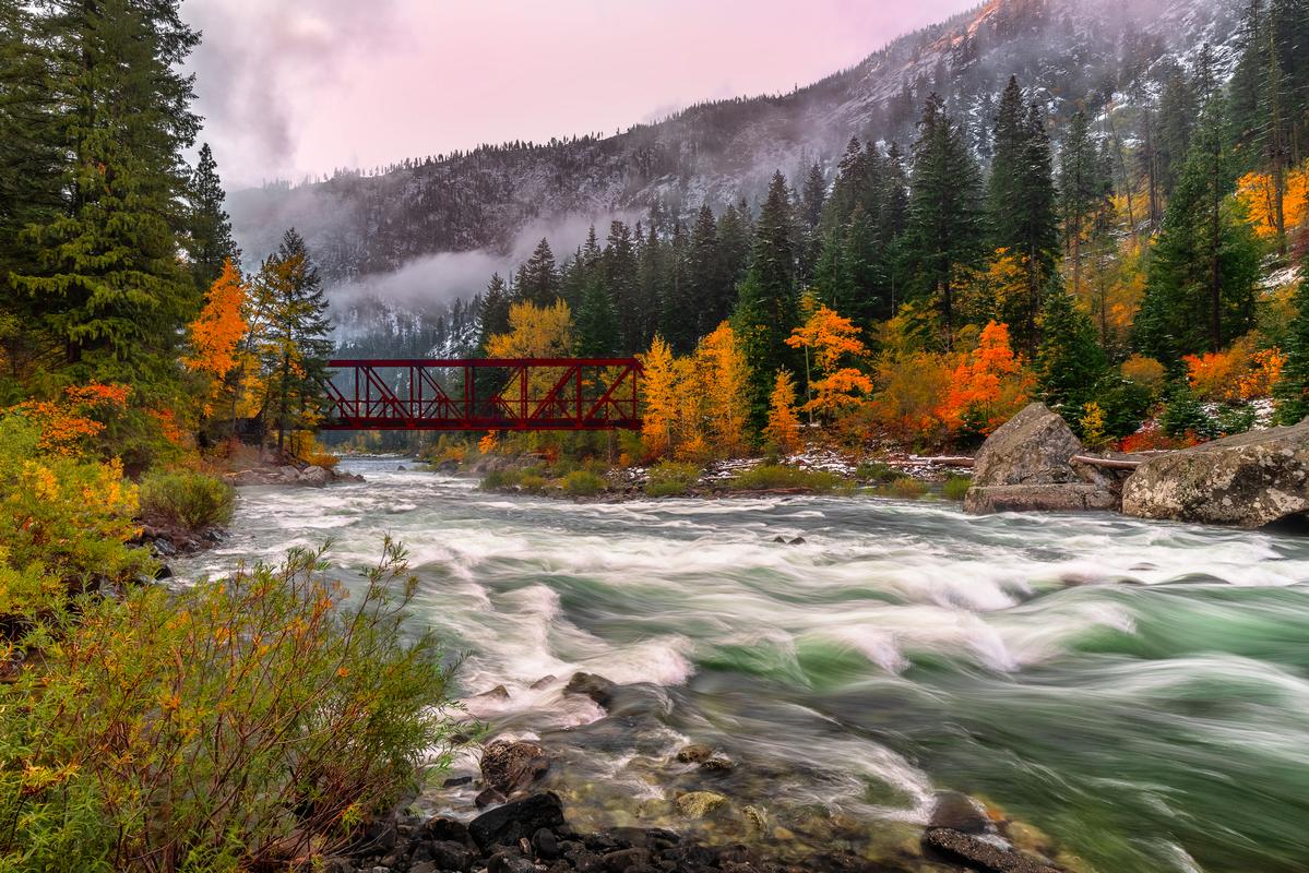 Leavenworth natures photography art Wenatchee river 