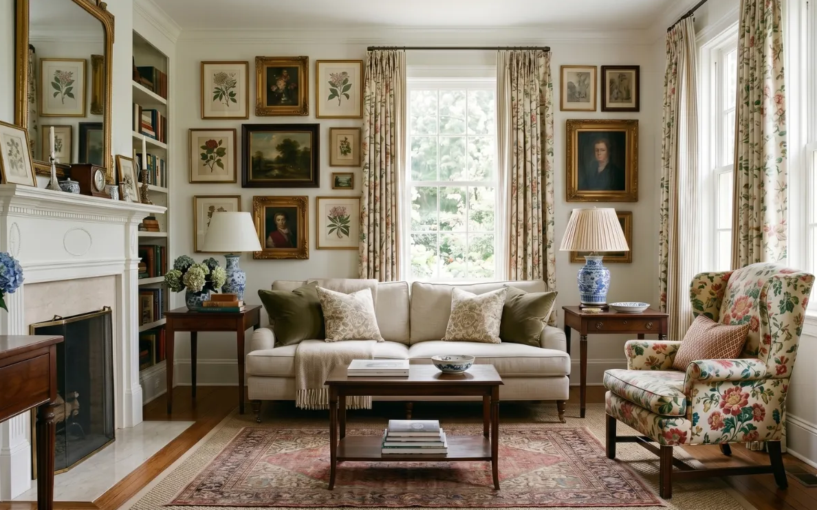 grandmillenial traditional interior design example