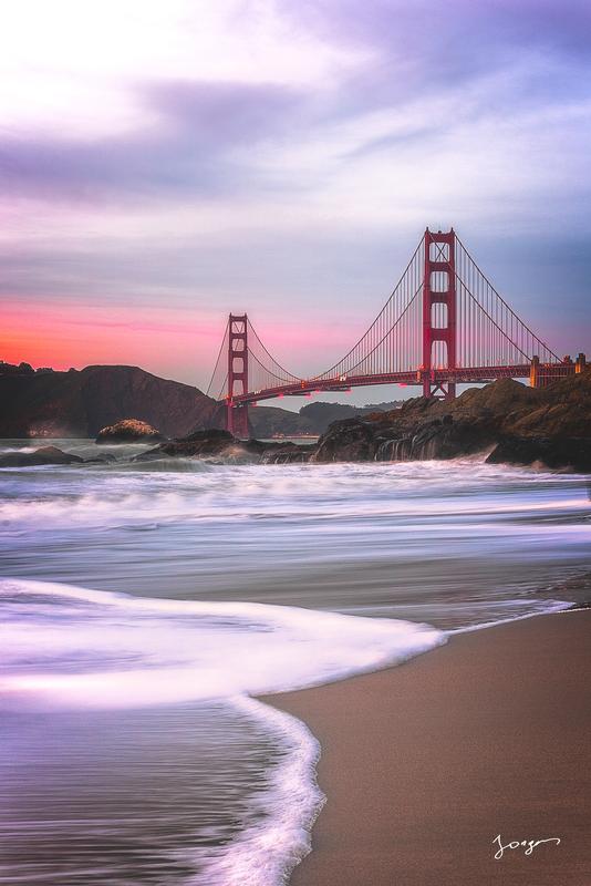 golden gate bridge iconic fine art photography by Eddie Jongas