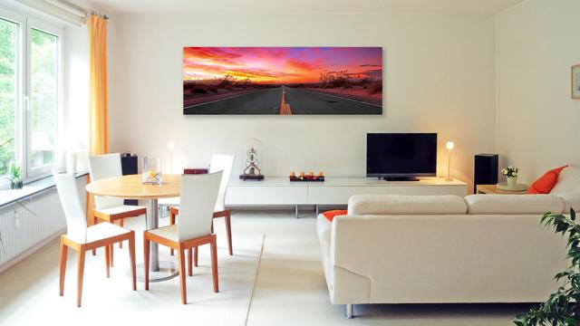 large wall art display in living room by jongas fine art