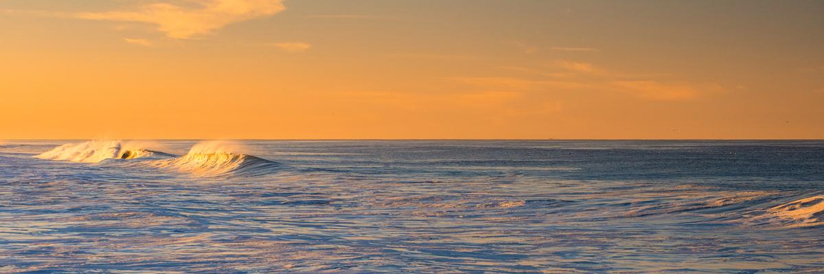 modern wall art peter lik style panorama ocean at sunrise