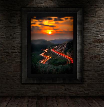 luxury fine art print wall display framed