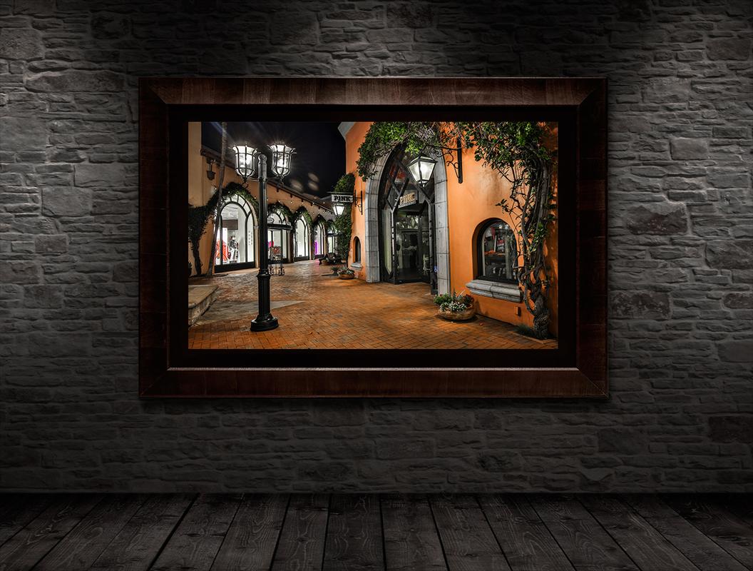 luxury fine art wall display from santa barbara streets