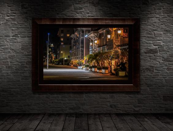 city photography fine art wall decor framed on brick wall photo of venice beach california