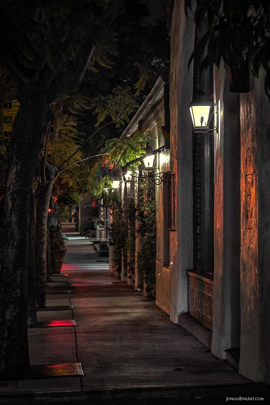 Street in santa barbara fine art photo