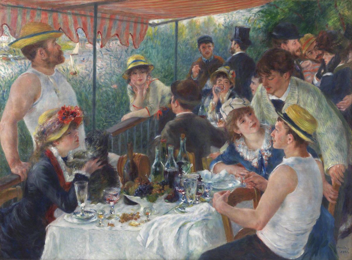 Luncheon of the Boating Party by Pierre-Auguste Renoir, 1880–81 — The Phillips Collection