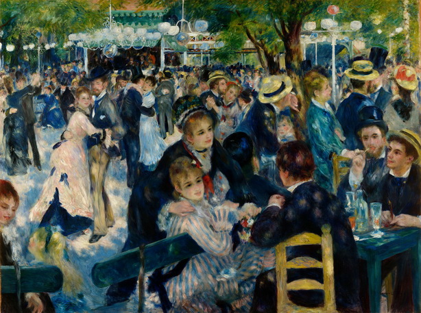 Dance at Le Moulin de la Galette by Pierre-Auguste Renoir, 1876 — Musée d'Orsay